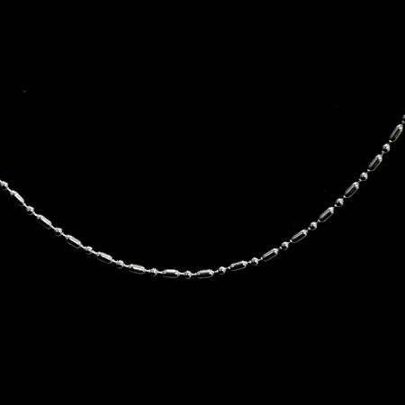 Handcrafted Premium 92.5 Sterling Silver Cuboid Chain